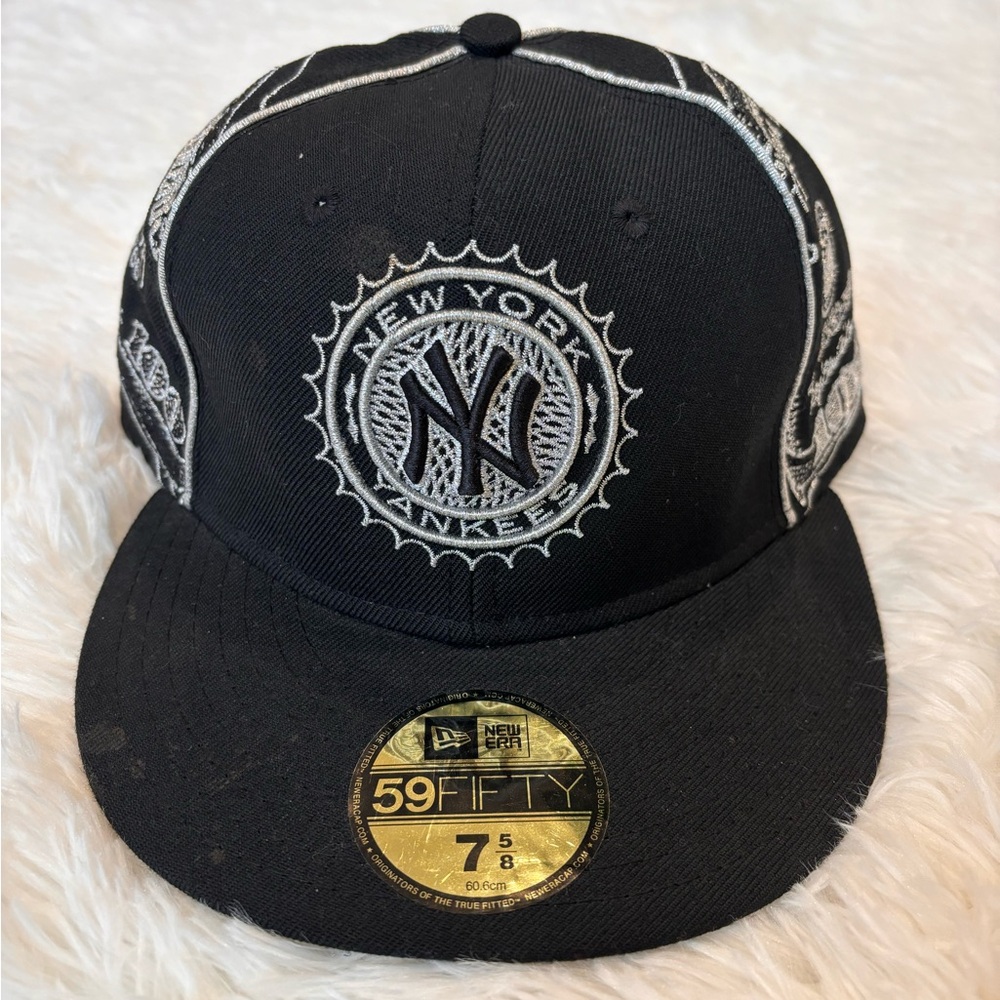 NY 100 dollar bill New Era fitted